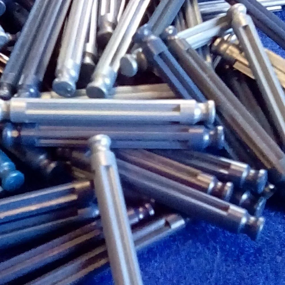 K'NEX 54mm rods blue, lt blue, gray